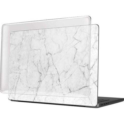 White Marble MacBook Pro 14in (2021-24) Case plus Skin